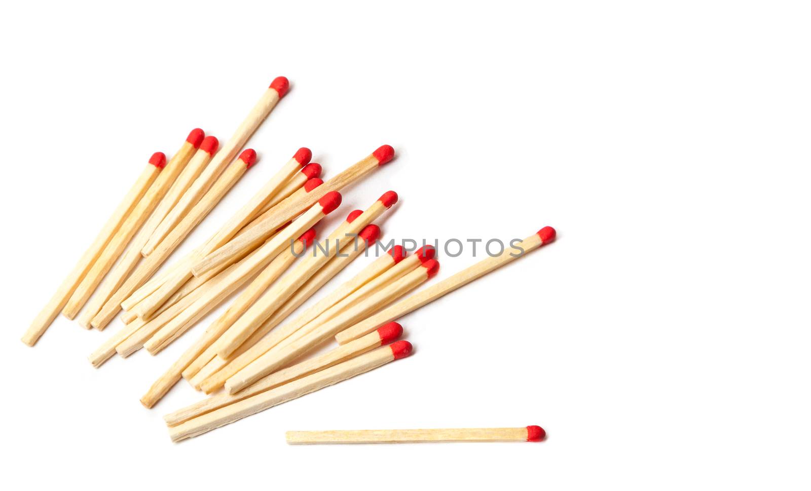 Matches isolated on white background
