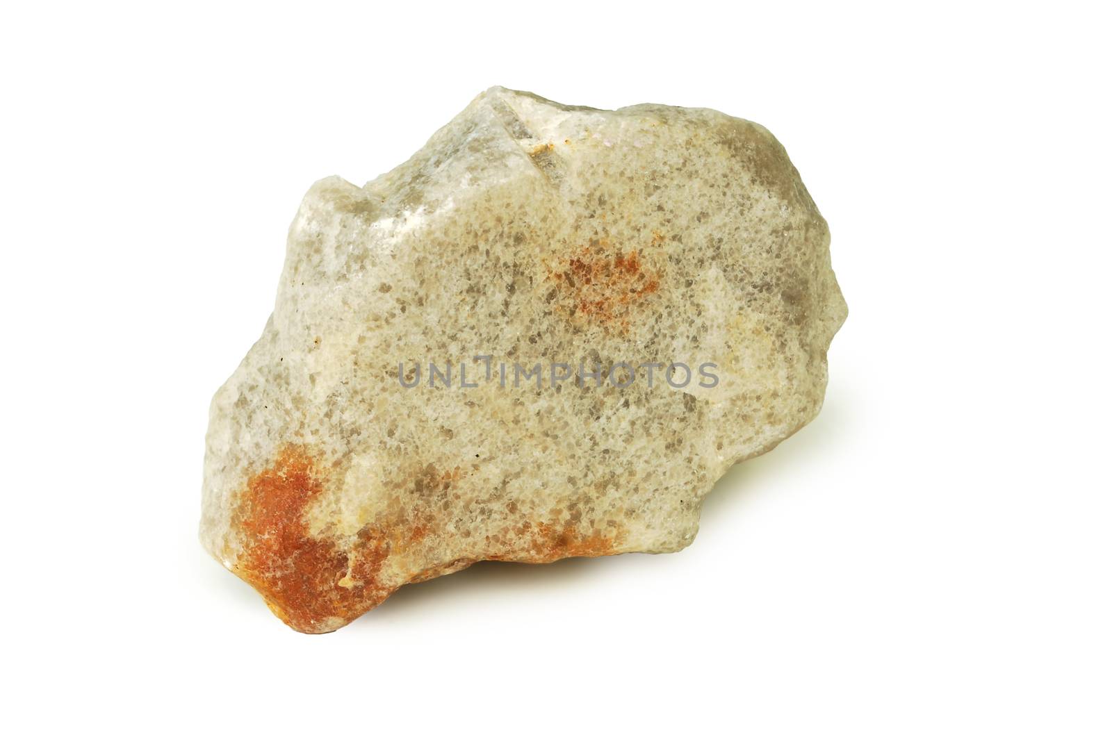 Garden decoration stone.Stone stream.With Clipping Path.