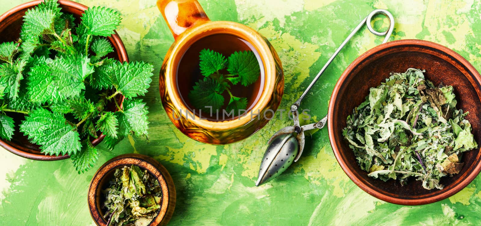 Tea with nettle by LMykola
