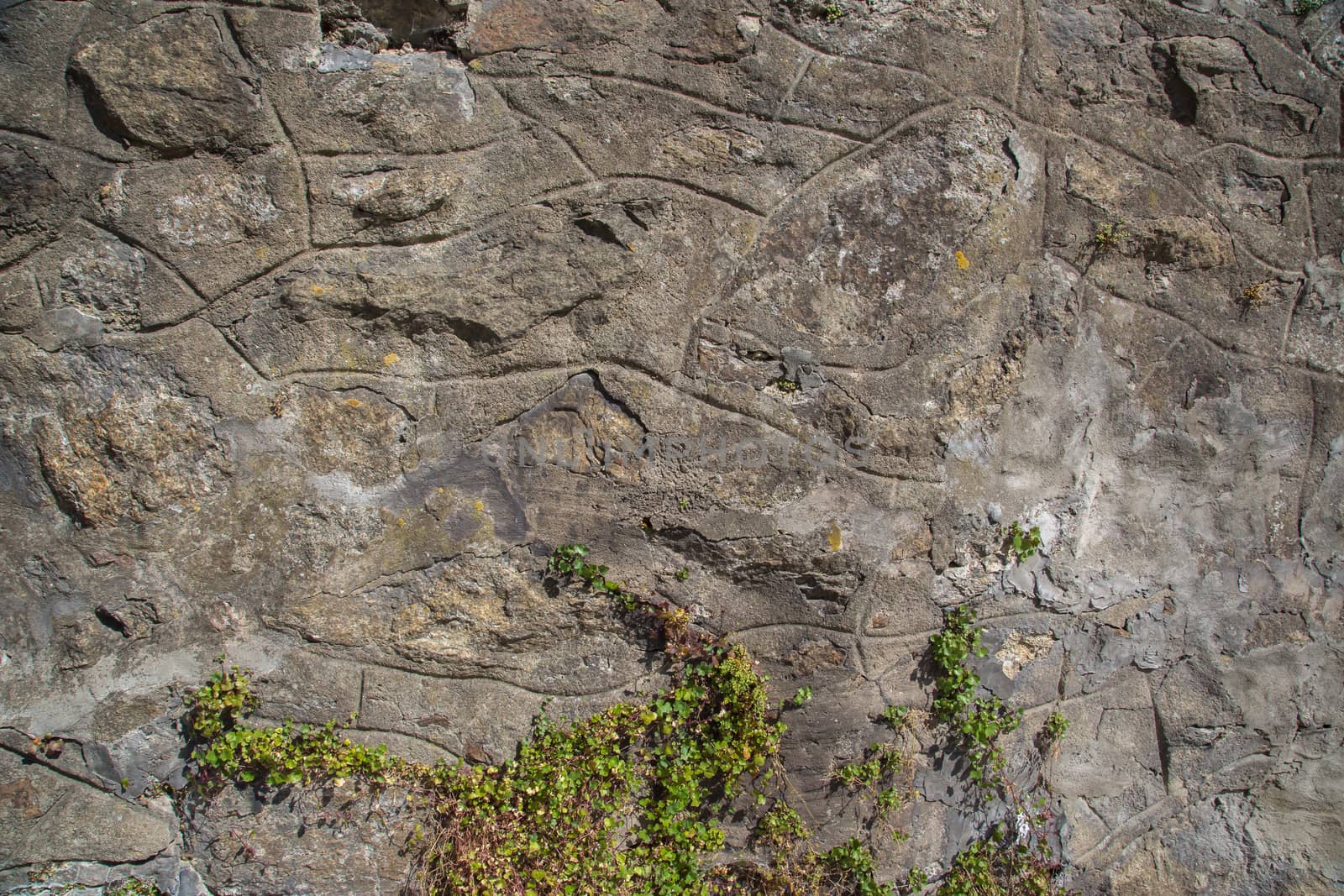 A texture of stones, also suitable as a background