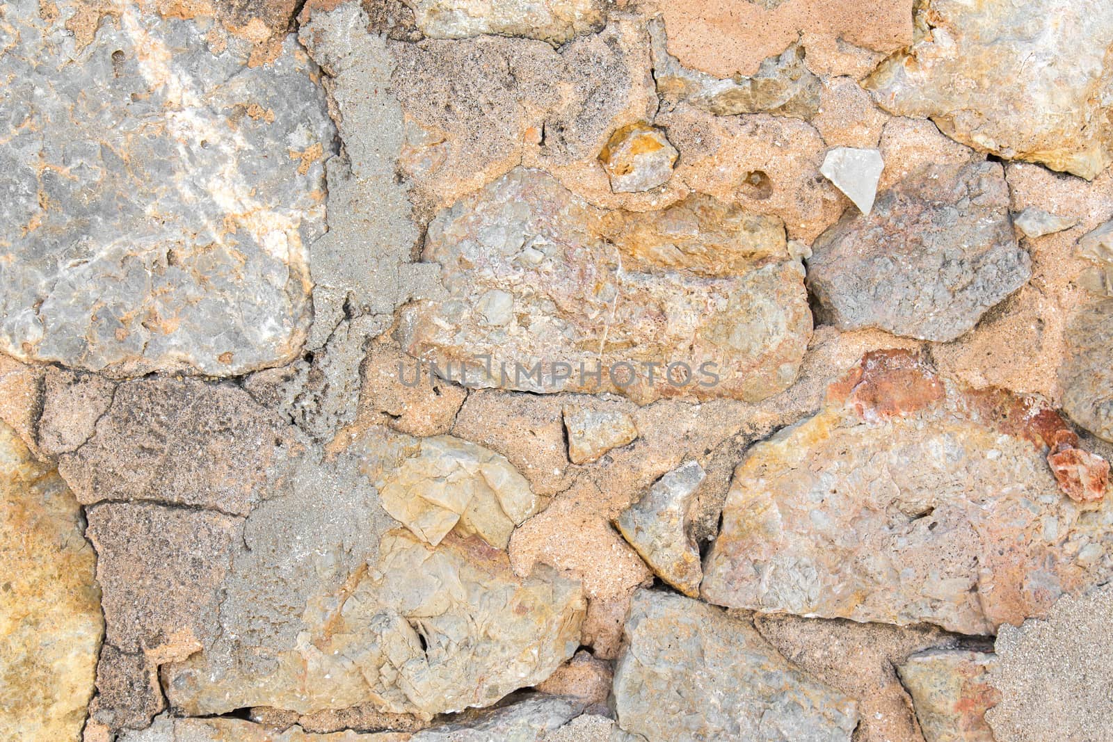 A texture of stones, also suitable as a background by sandra_fotodesign