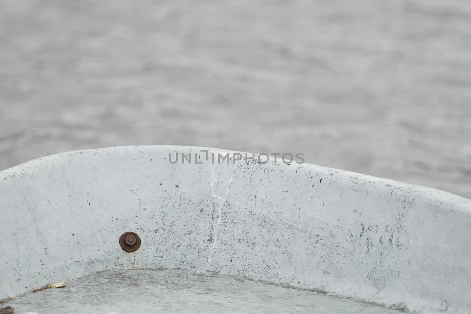 Close-up of a part of a boat