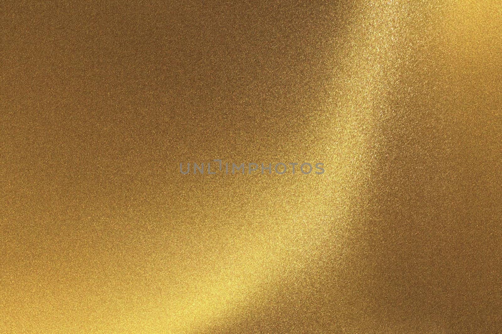 Abstract texture background, shiny scratches golden foil metal wall