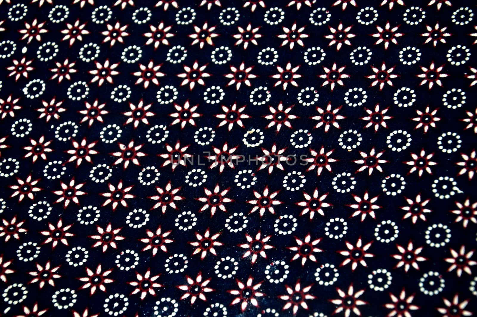 detailed patterns of Indonesia batik cloth