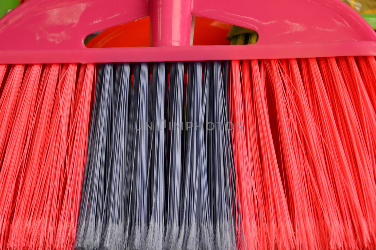 detail texture and pattern of broom fibers