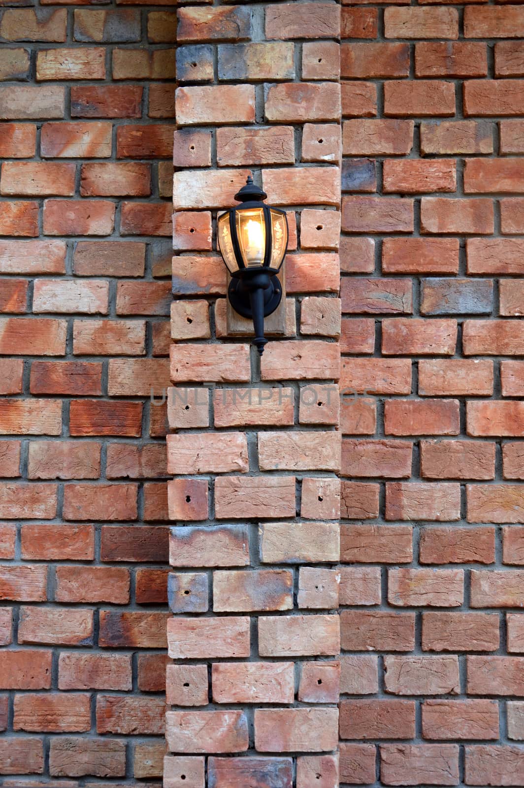 decorative lights on the wall