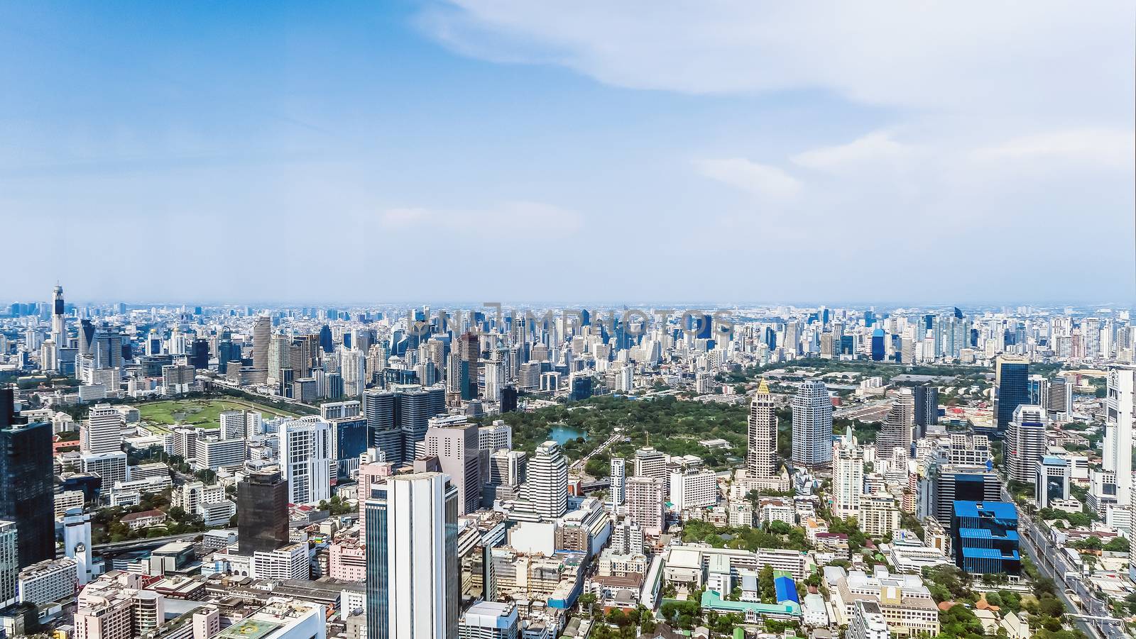 Landscape View of Bangkok city