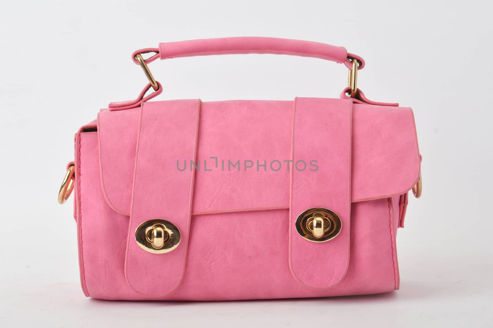 pink leather bag by antonihalim