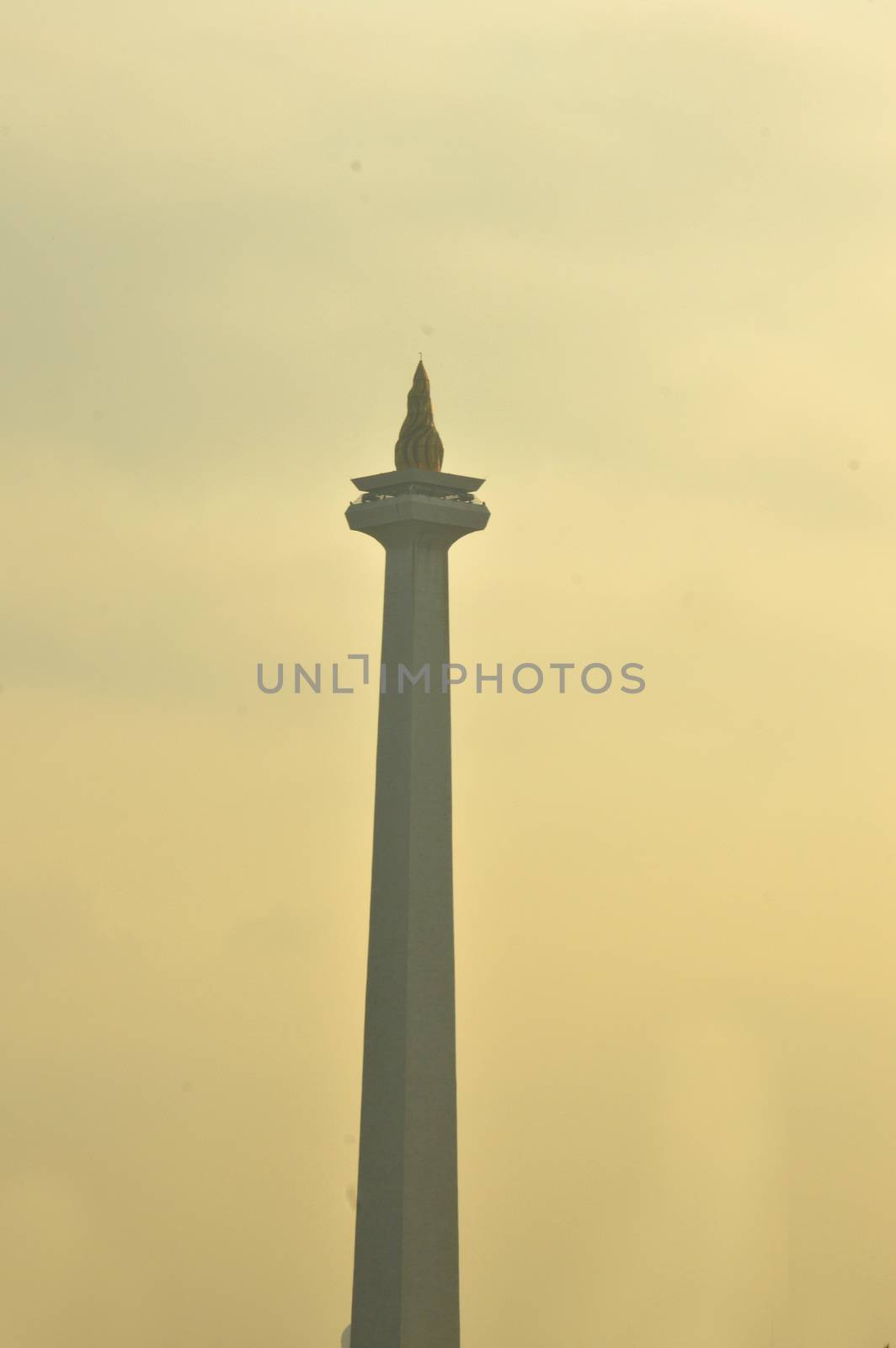 Monas, iconic monument at Jakarta, Indonesia