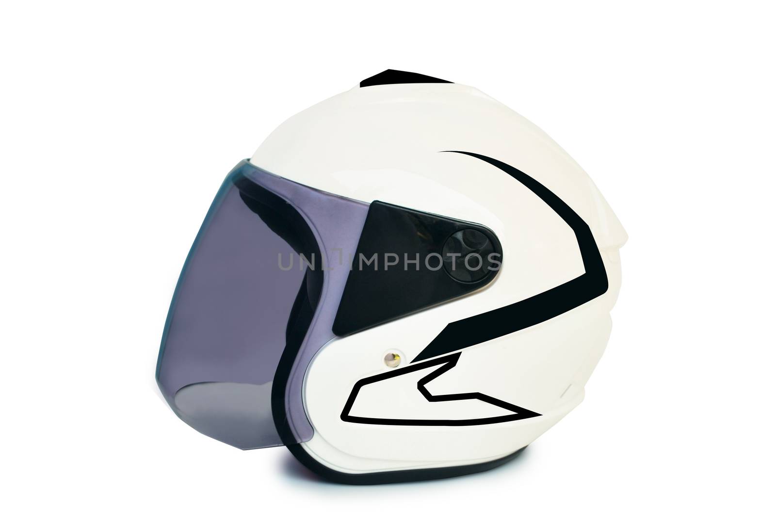 Helmet on white background.With Clipping Path.