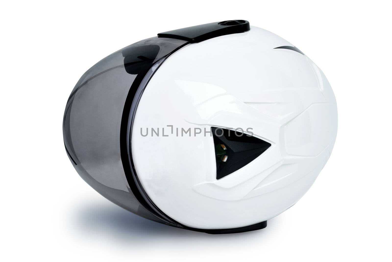 Helmet on white background.With Clipping Path.