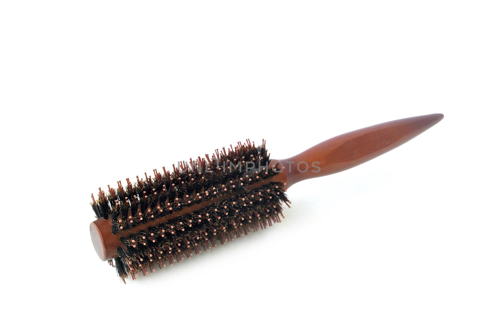Hair comb on white background.With Clipping Path.