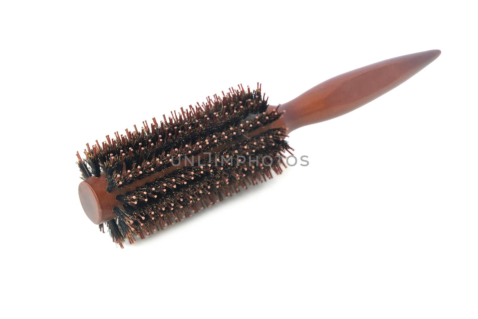 Hair comb on white background.With Clipping Path.