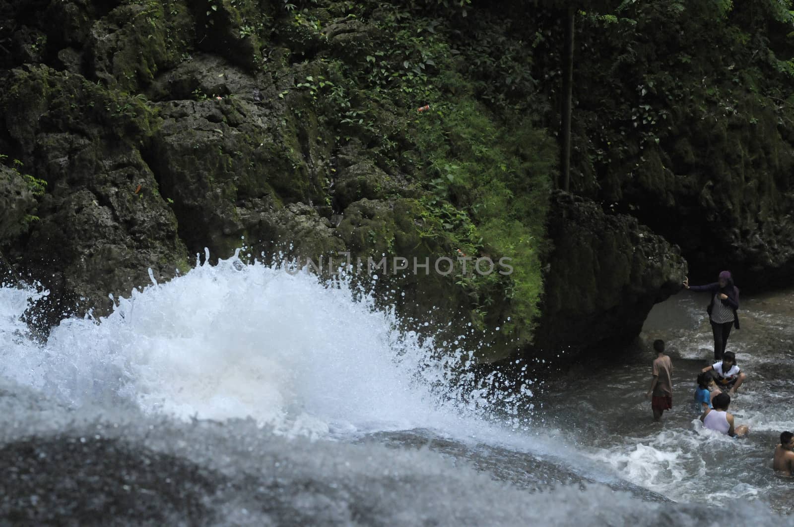 Bantimurung waterfall on Maros Indonesia