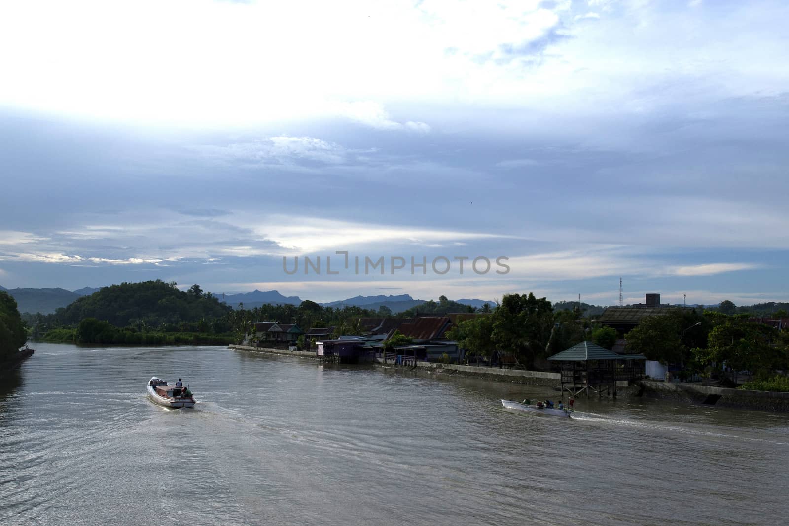 Karajae river mouth at Pare-pare Indonesia