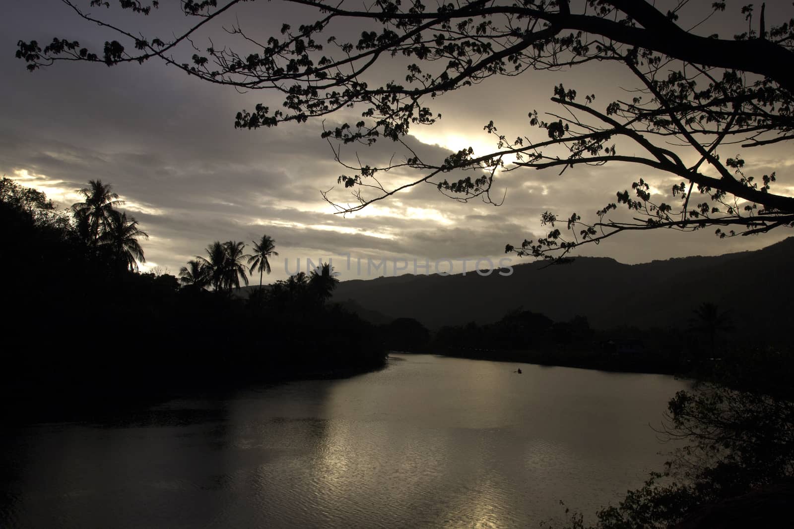 Karajae river mouth at Pare-pare Indonesia