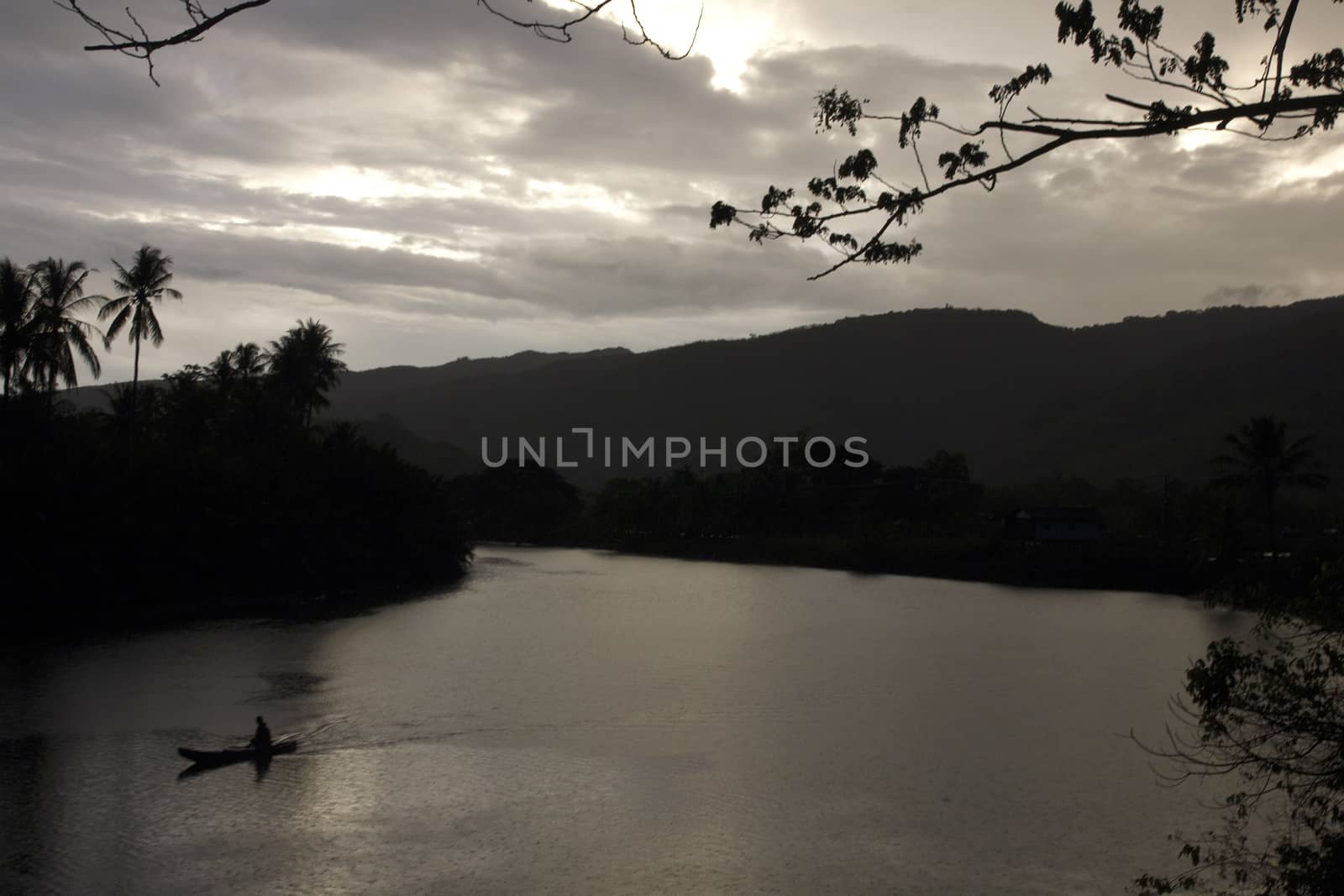 Karajae river mouth at Pare-pare Indonesia