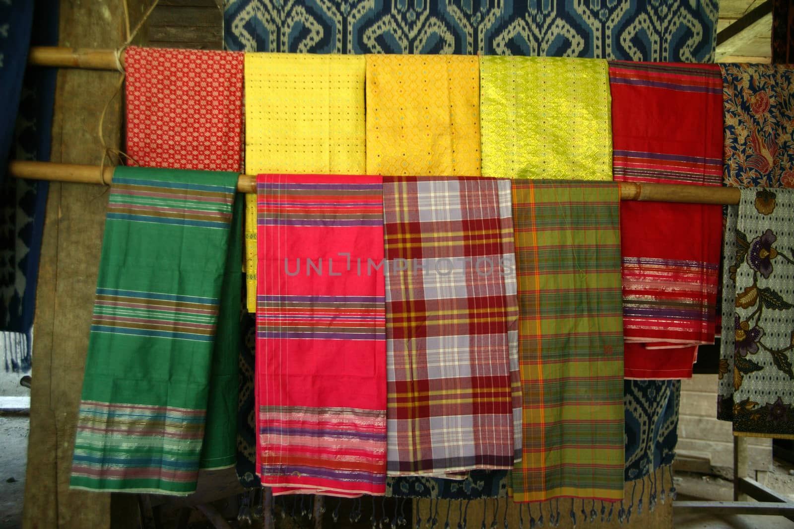 Toraja traditional woven fabric