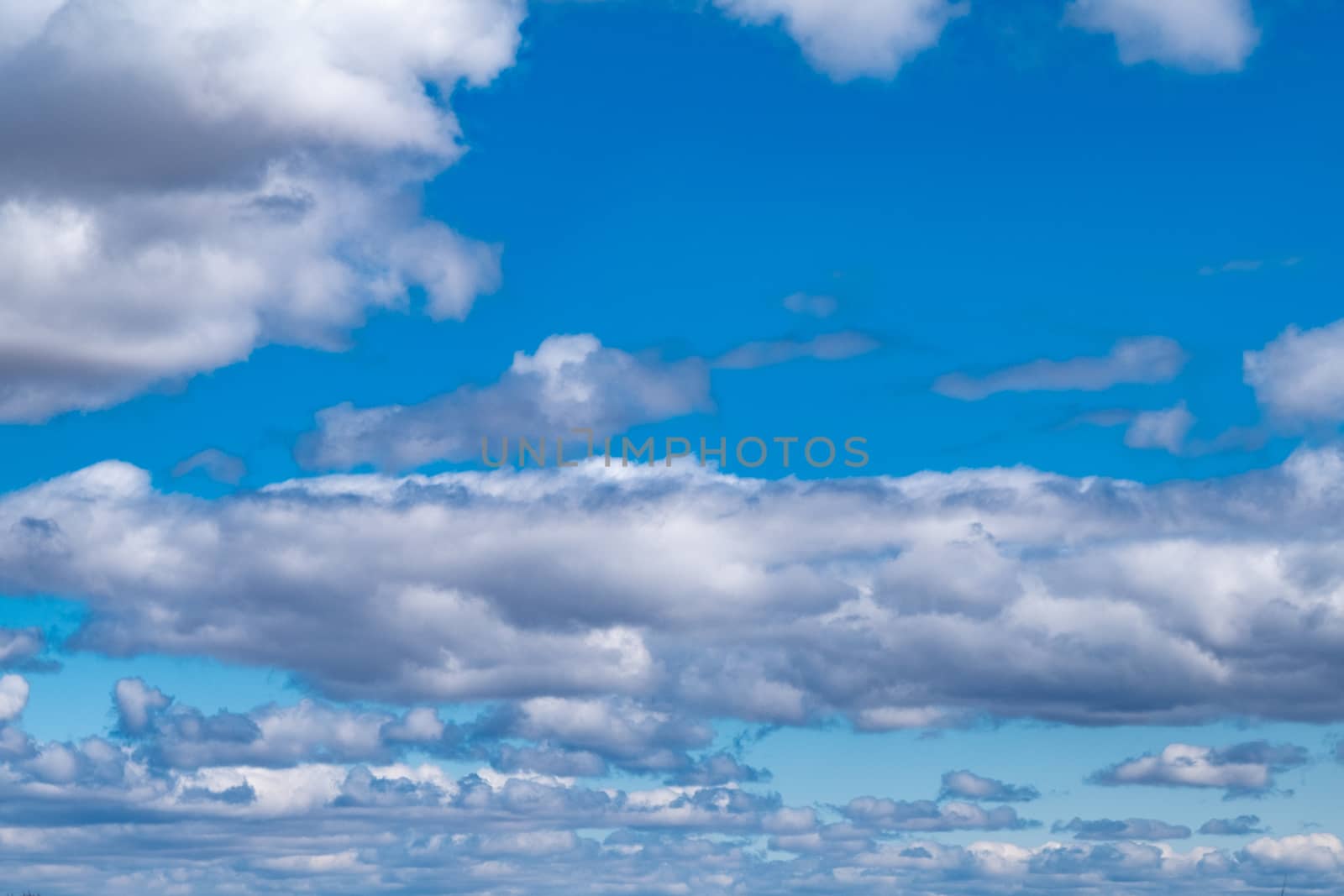 Blue sky background with clouds by rdv27