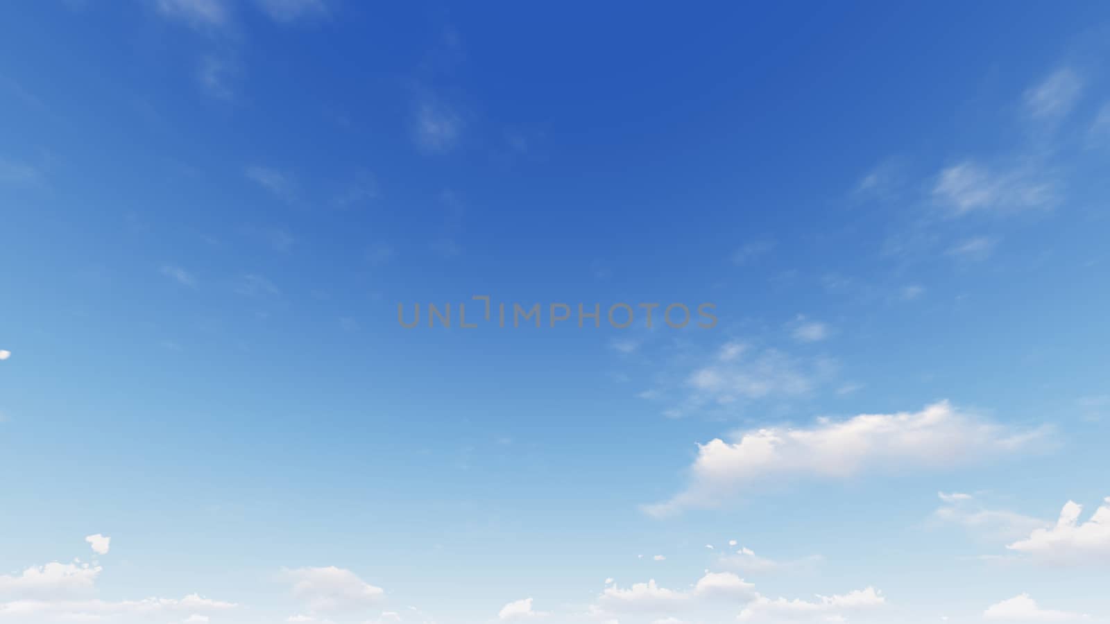 Cloudy blue sky abstract background, blue sky background with tiny clouds, 3d rendering

