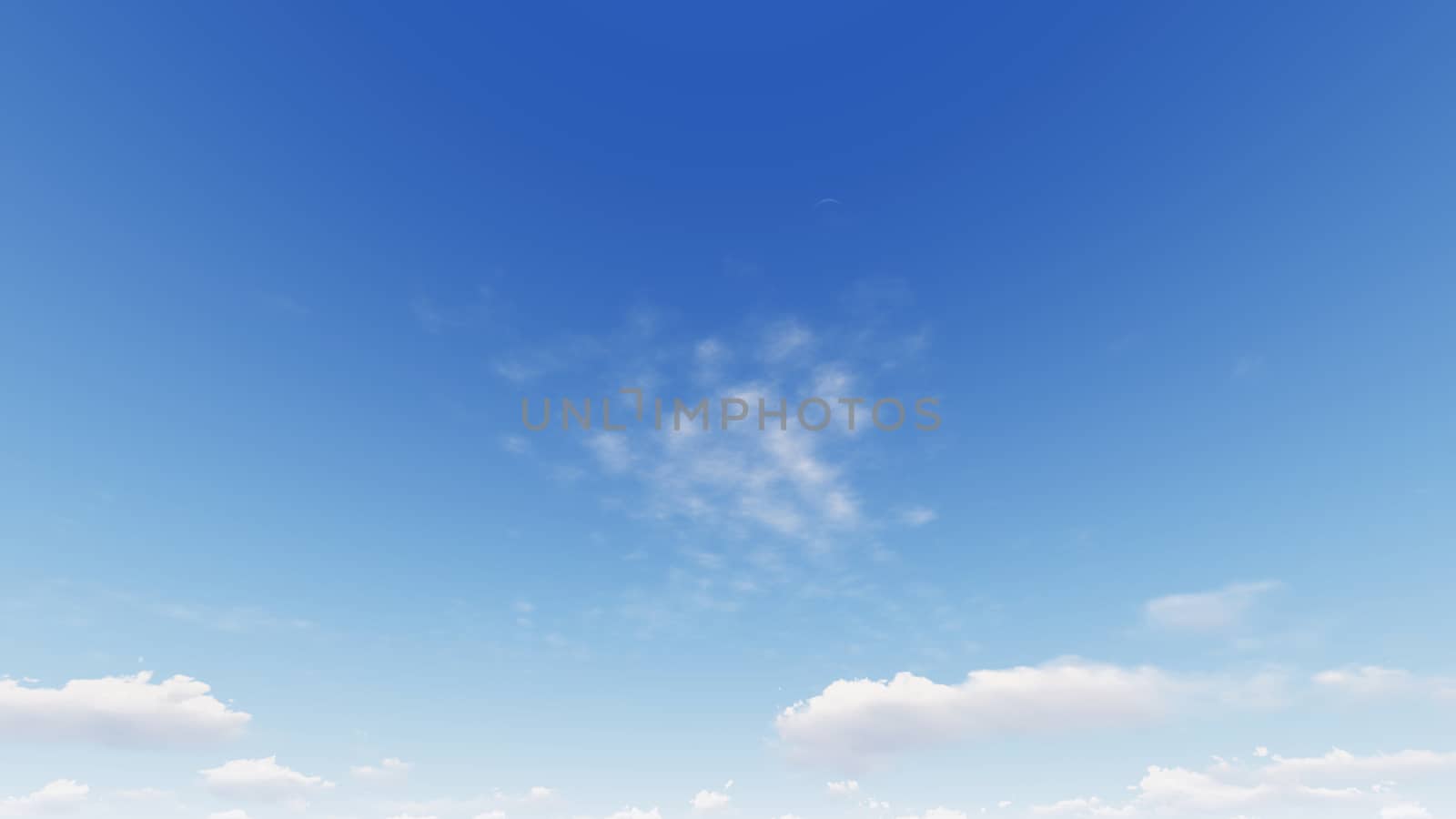 Cloudy blue sky abstract background, blue sky background with tiny clouds, 3d rendering

