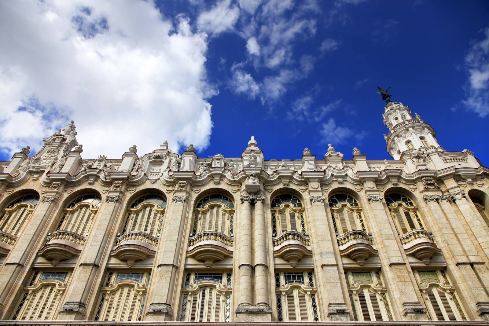 Hotel Inglaterra near the Central Park in Havana, Cuba.