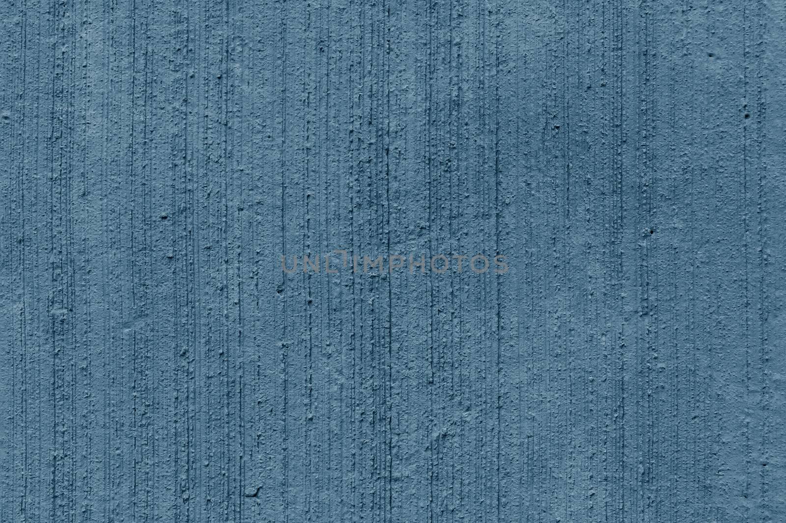 Blue paint plastered concrete wall, texture, background by galsand