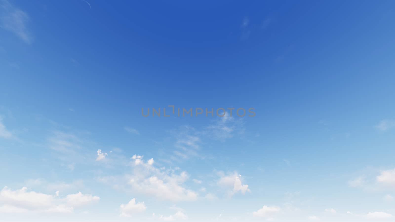 Cloudy blue sky abstract background, blue sky background with tiny clouds, 3d rendering

