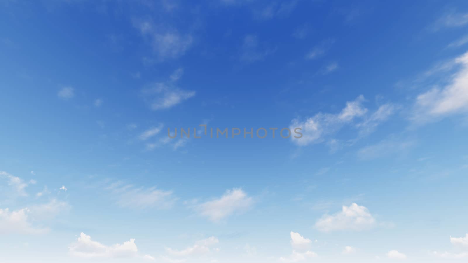 Cloudy blue sky abstract background, blue sky background with tiny clouds, 3d rendering

