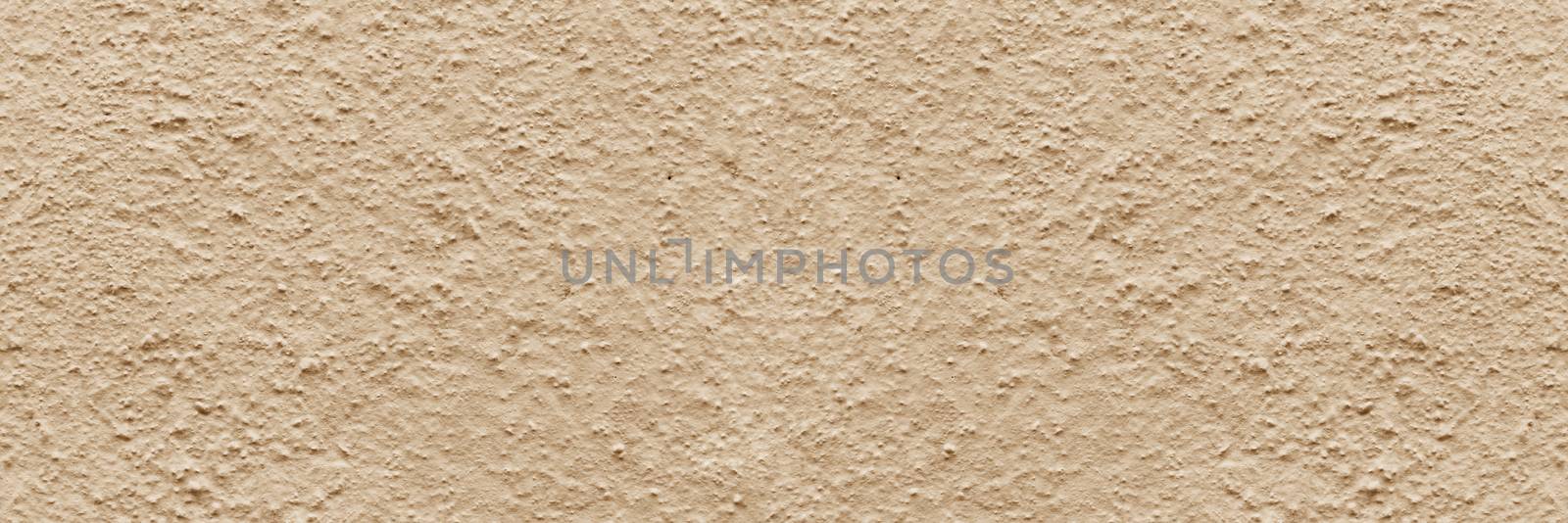 Panorama beige rough textured concrete background. copy space, text box, background for lettering, background for calligraphy by galsand