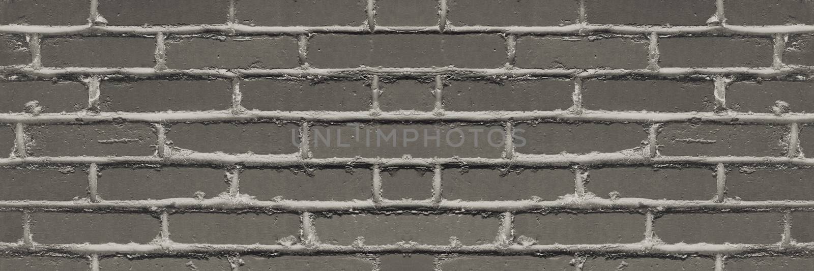 Old brick wall background. Grunge texture. Dark surface. copy sp by galsand