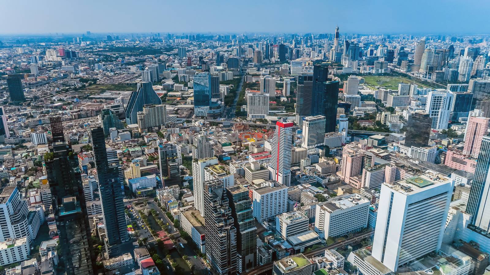 Landscape View of Bangkok city thailand