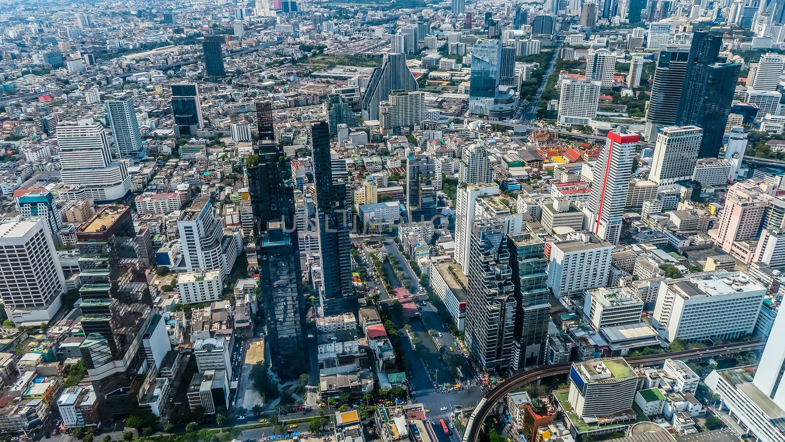 Landscape View of Bangkok city thailand