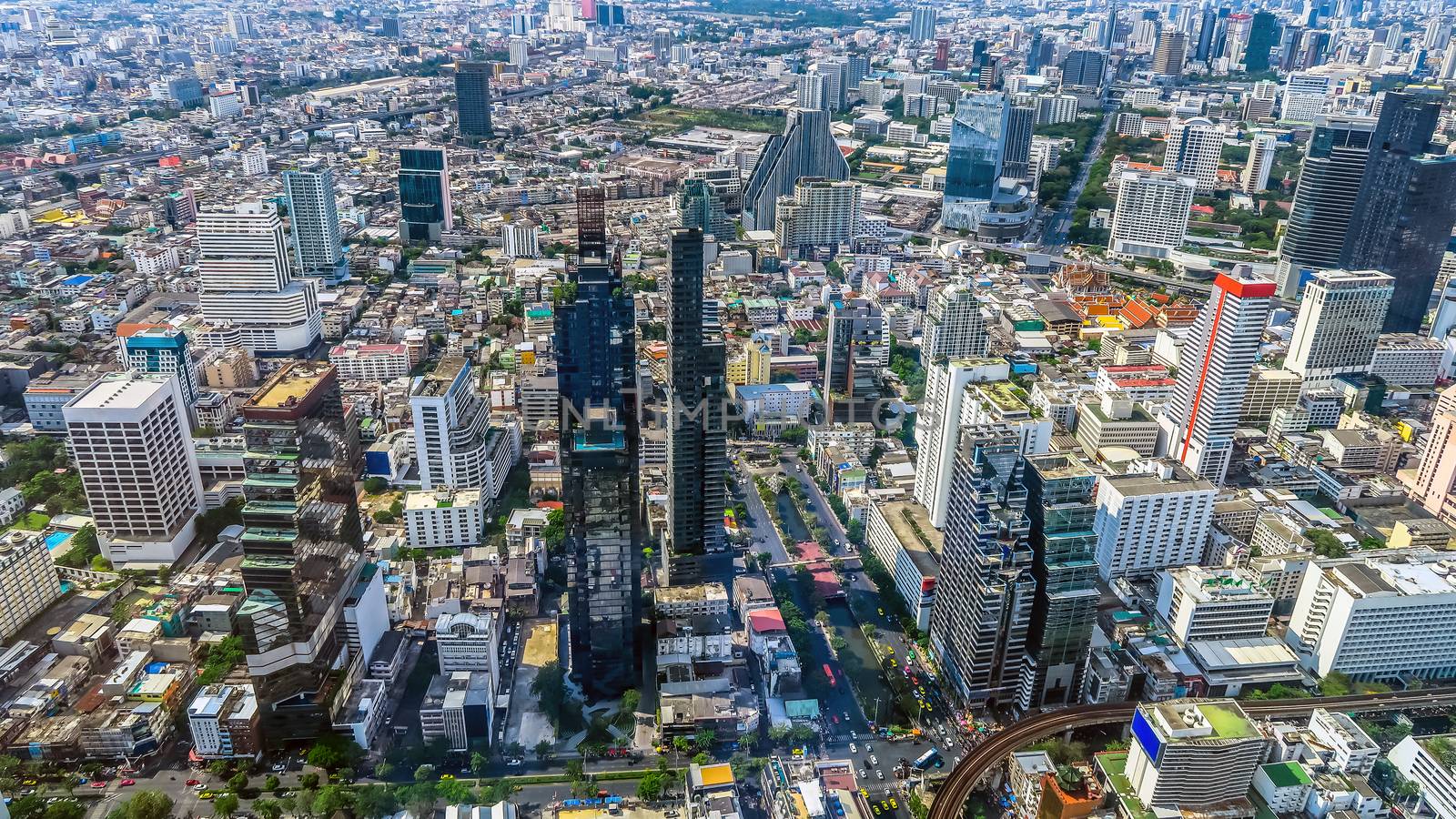 Landscape View of Bangkok city thailand