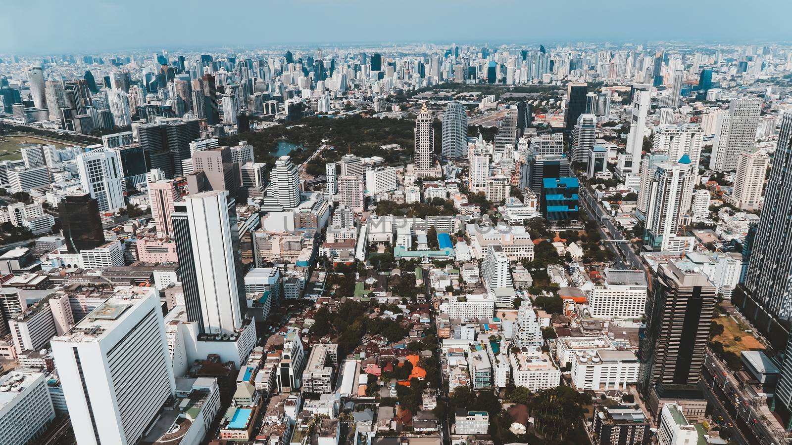 Landscape View of Bangkok city thailand