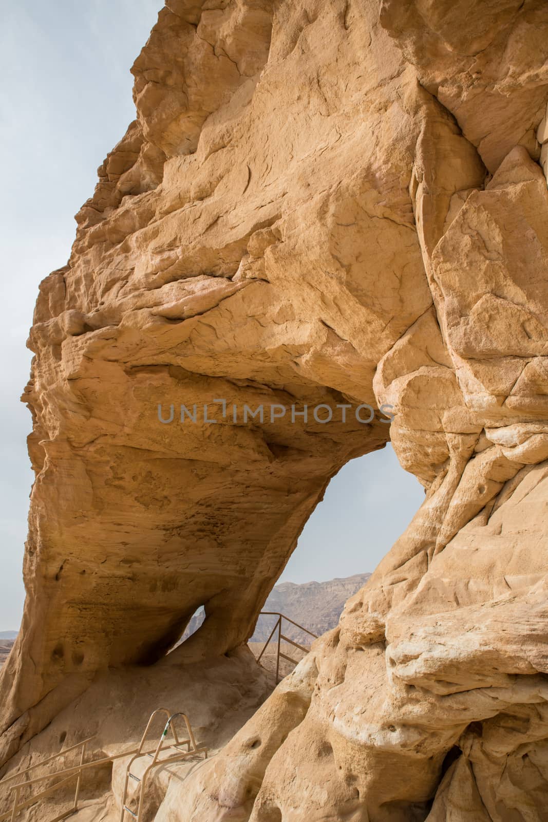 the arches rock in timna national park in south israel near Eilta