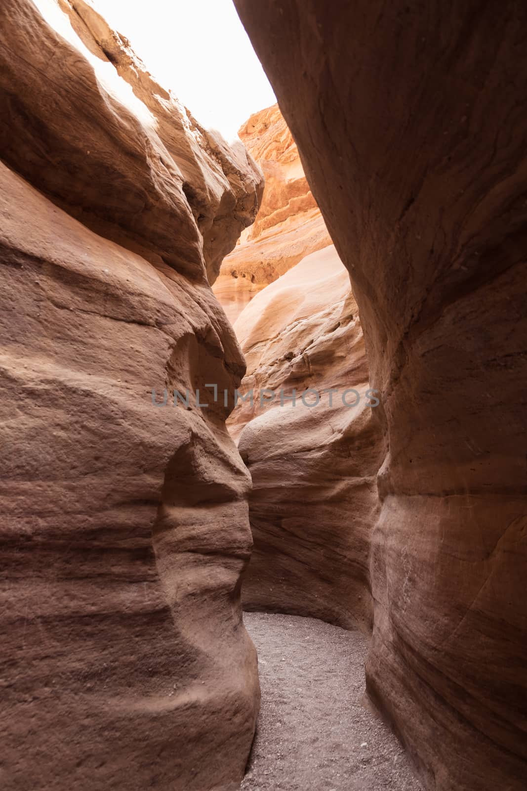 beautifull caves and canyons in the red canyon is eilat israel