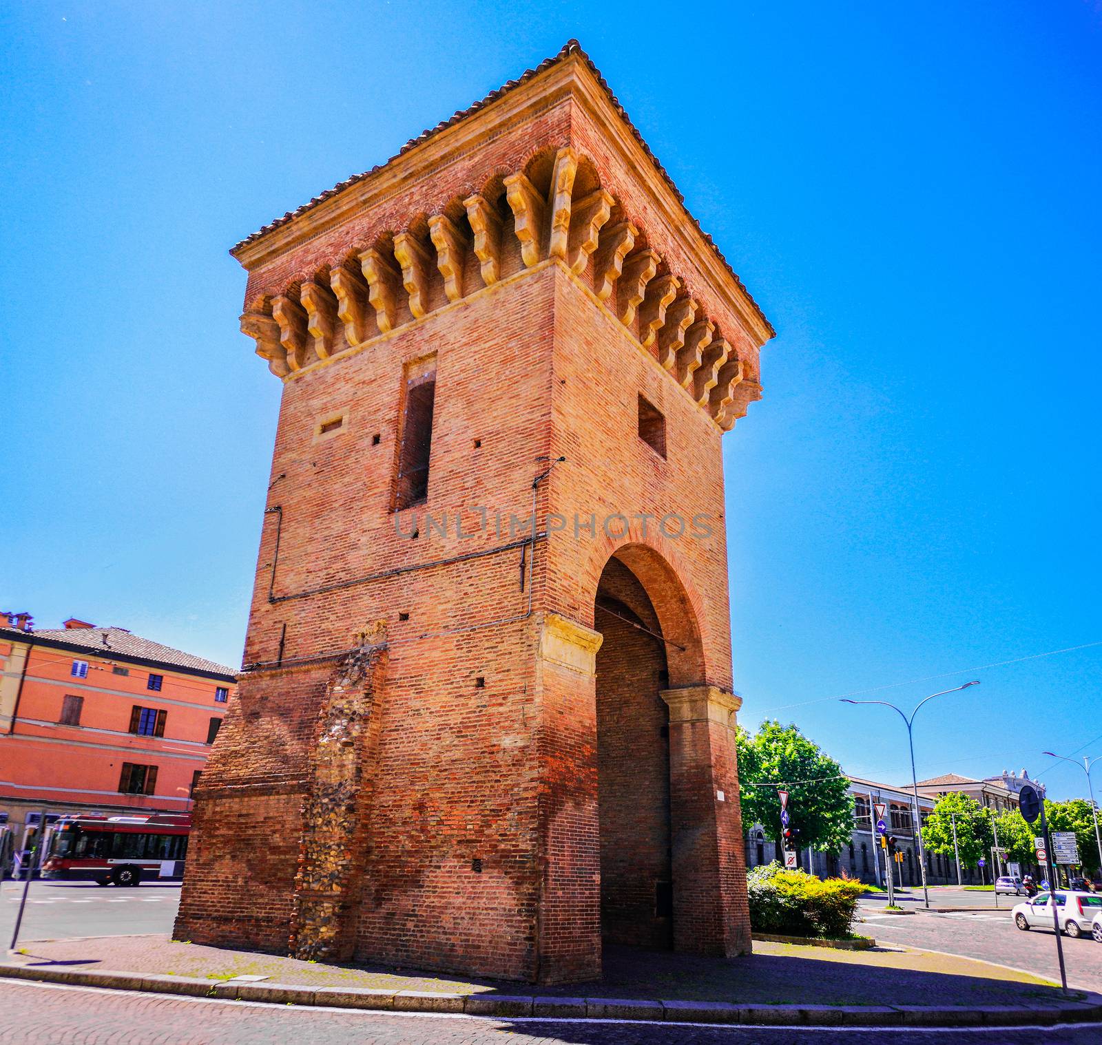 Porta Castiglione in Bologna landmark in Emilia Romagna - Italy by LucaLorenzelli