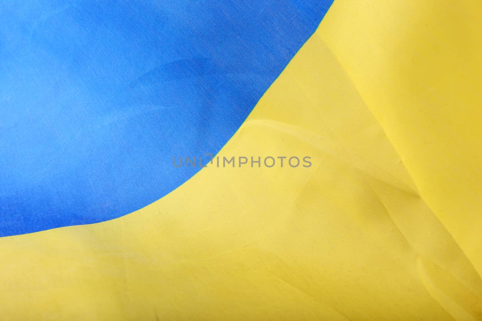The Flag Of Ukraine Is A Banner Of Two Equally Sized Horizontal Bands Of Blue And Yellow.