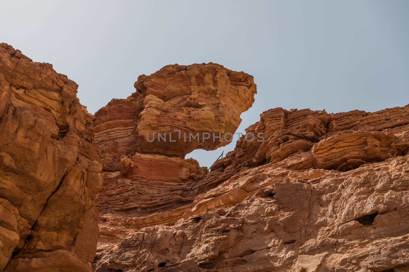 red rocks at timna national park in israel