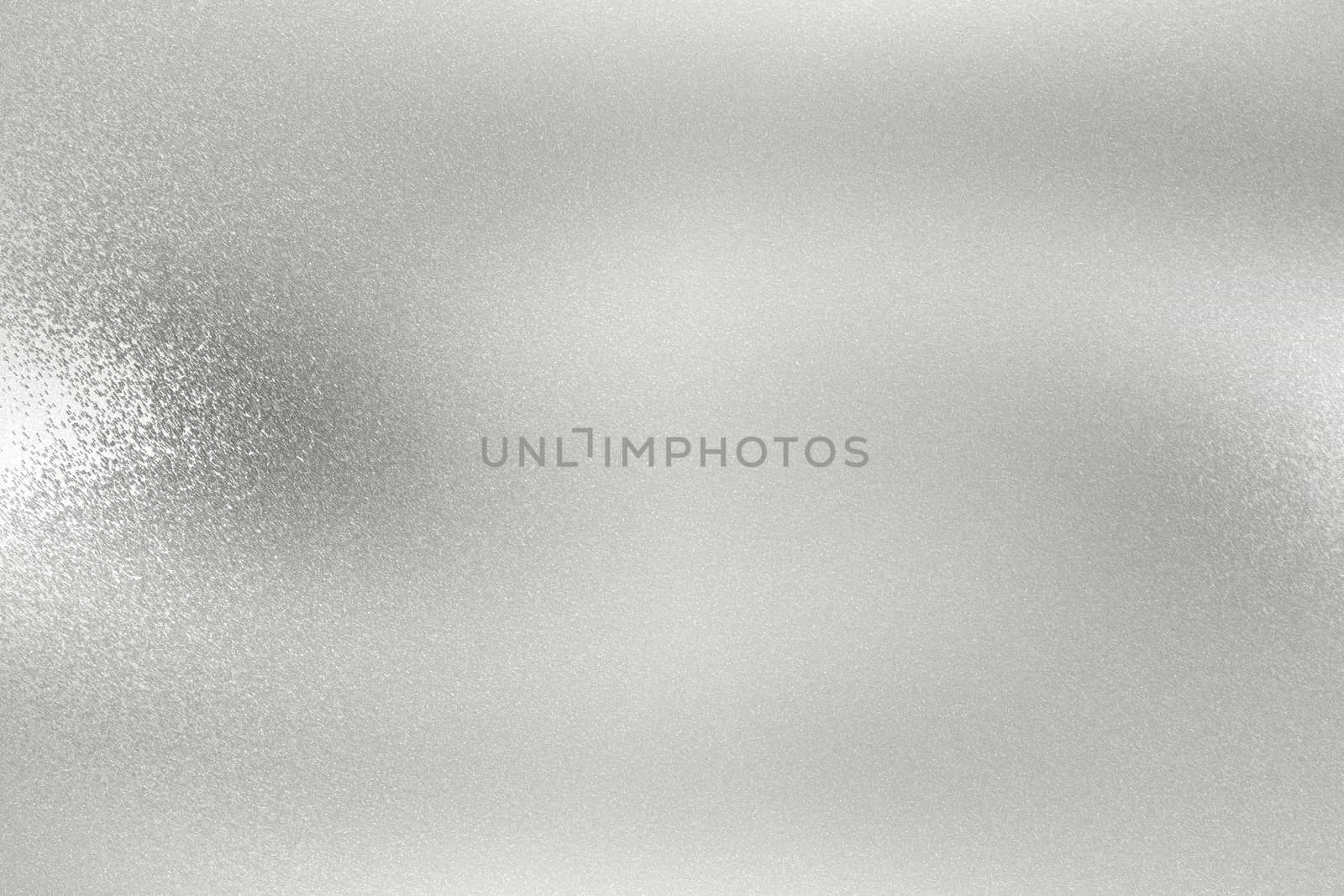 Scratches on silver metal wall, abstract texture background