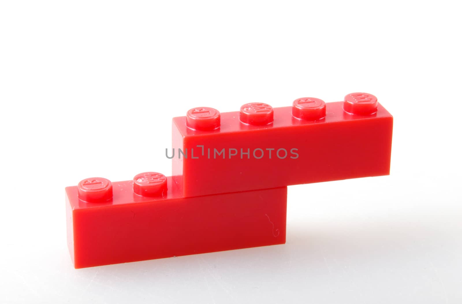 Plastic Block Isolated On White Background