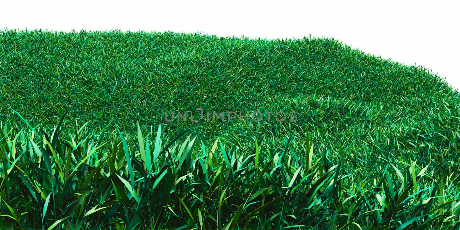 Background image of lush grass field by cherezoff