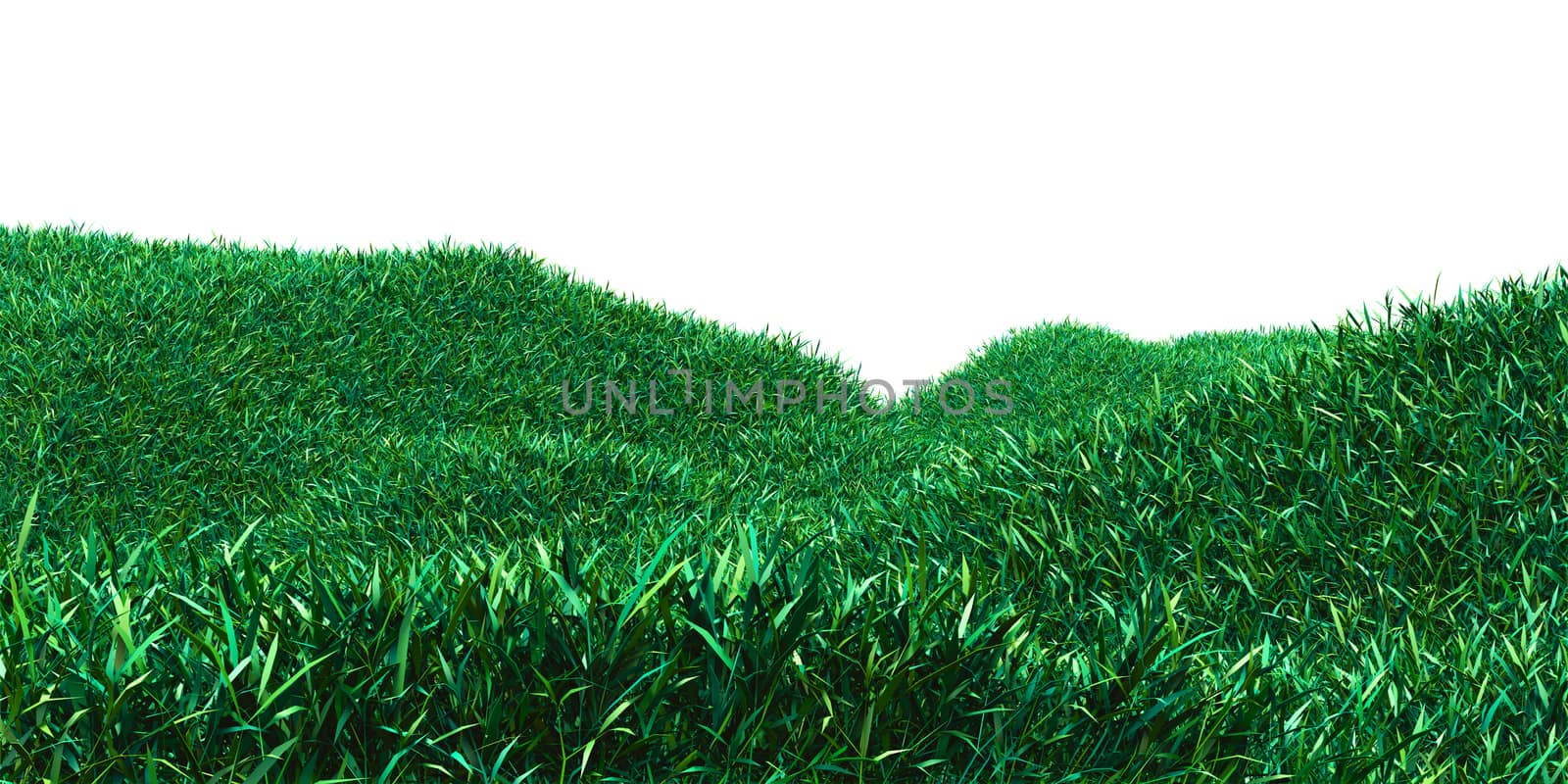 Background image of lush grass field by cherezoff