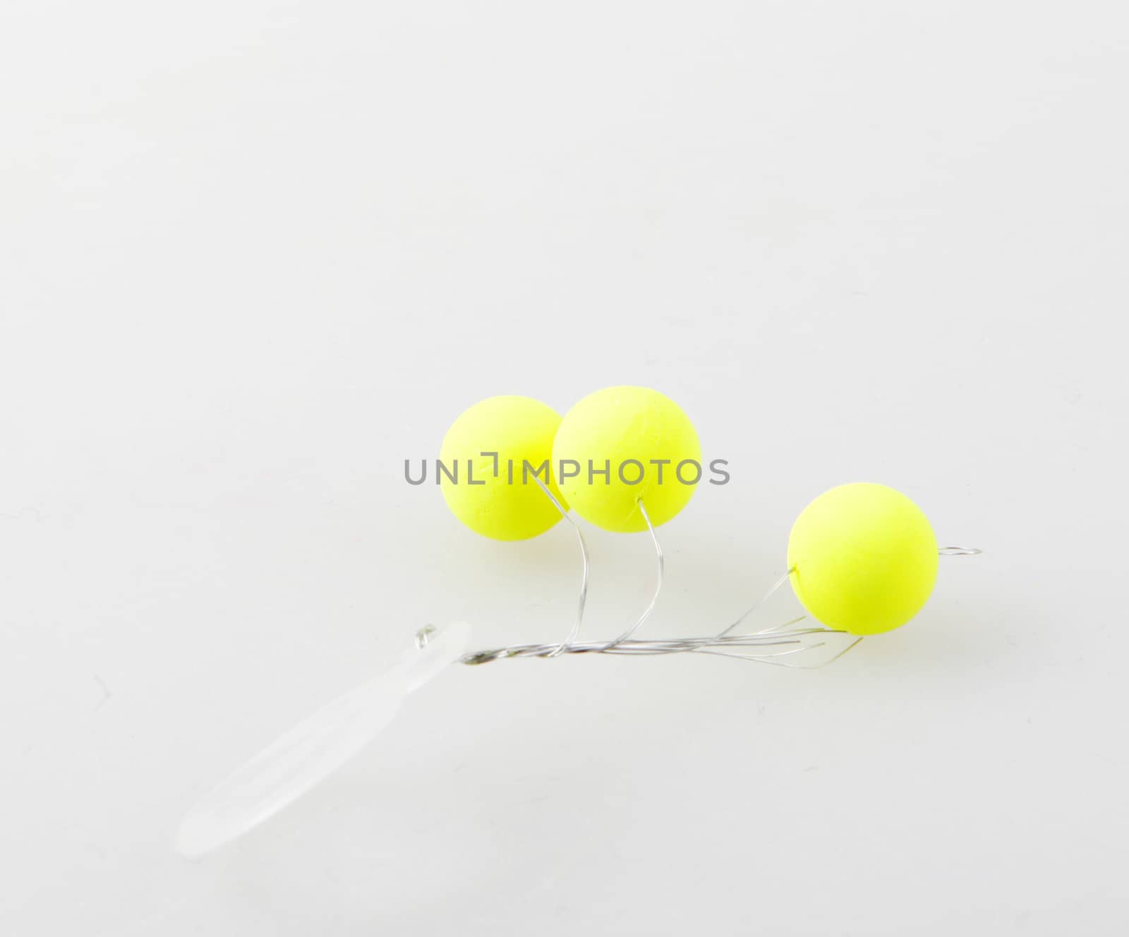 Fishing Tackle Against White Background