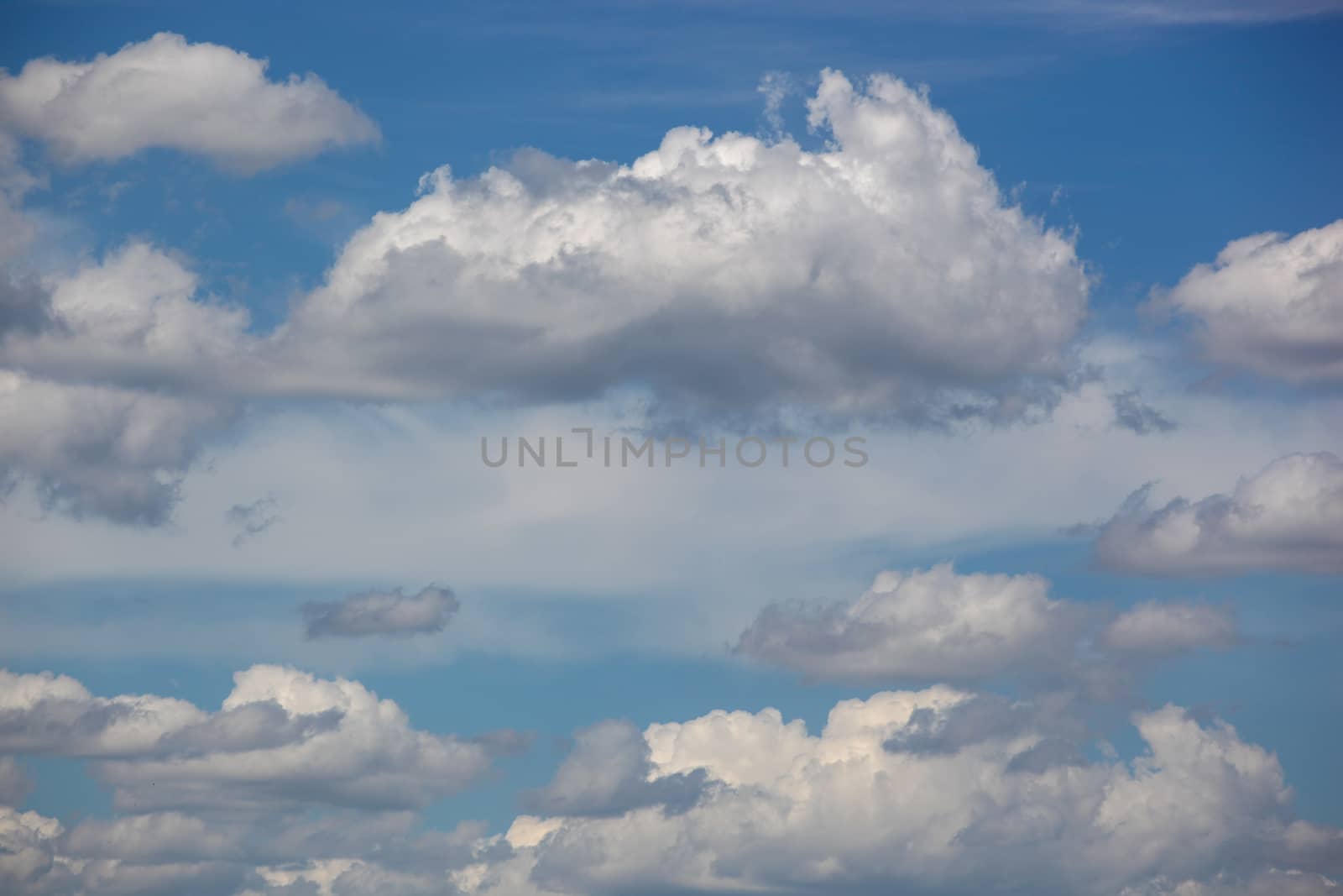 Shot Of White Clouds On Blue Sky by nenovbrothers