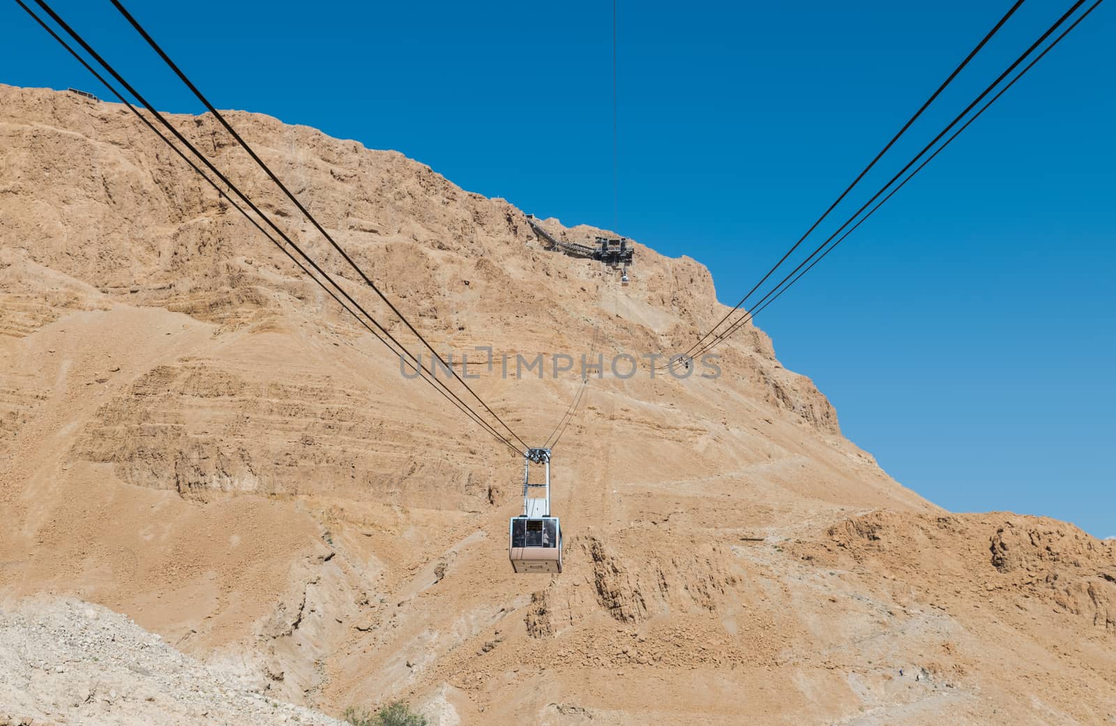 cable car to masada by compuinfoto