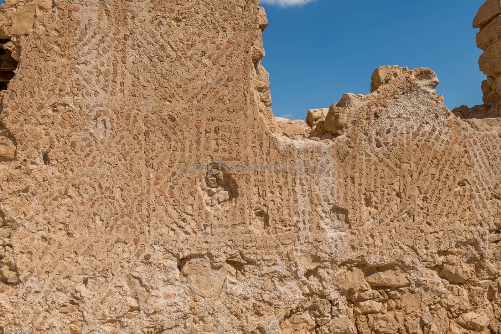 Ruins of the ancient Masada by compuinfoto