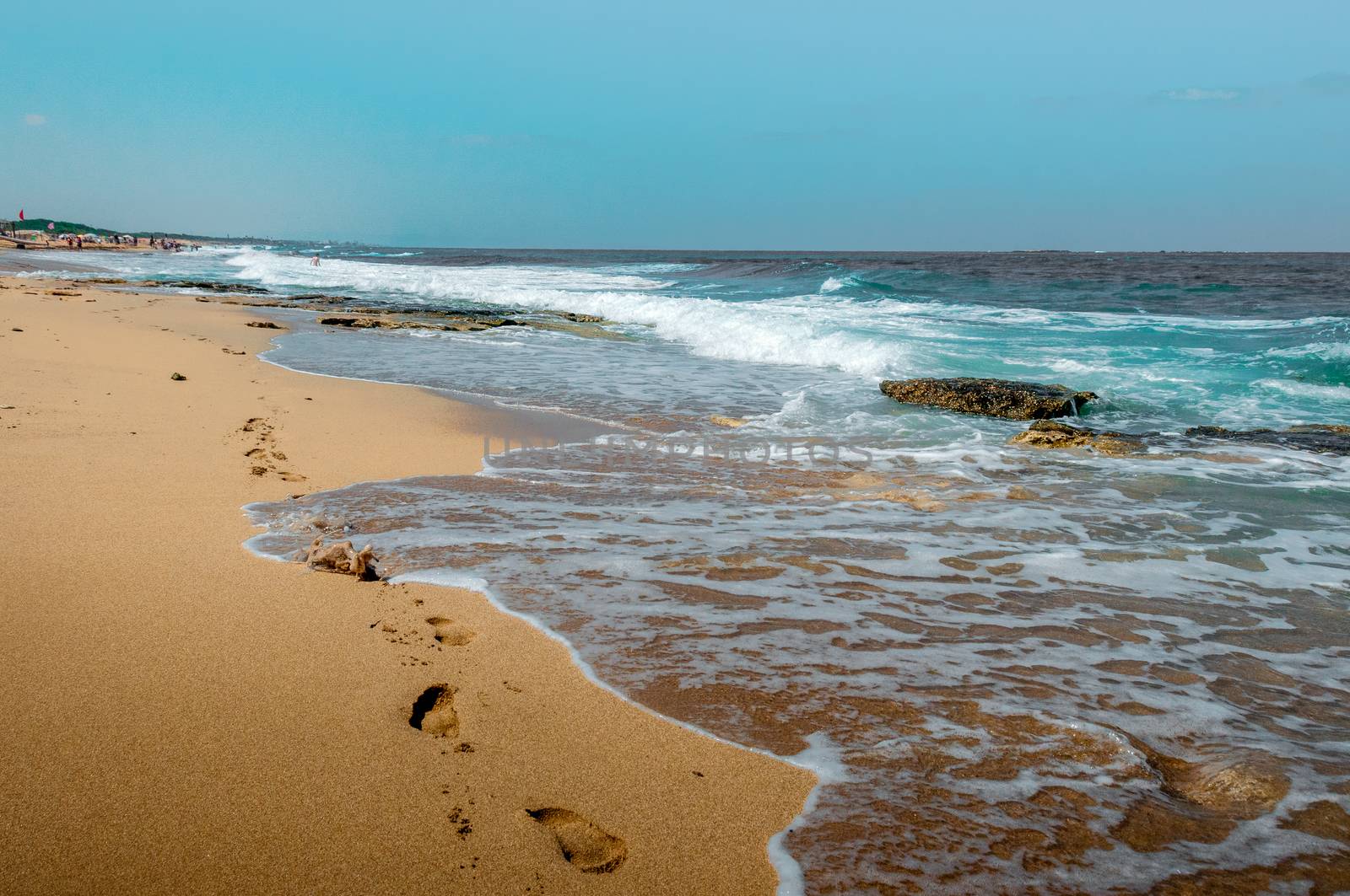 The first days of the swimming season on the Mediterranean by ben44