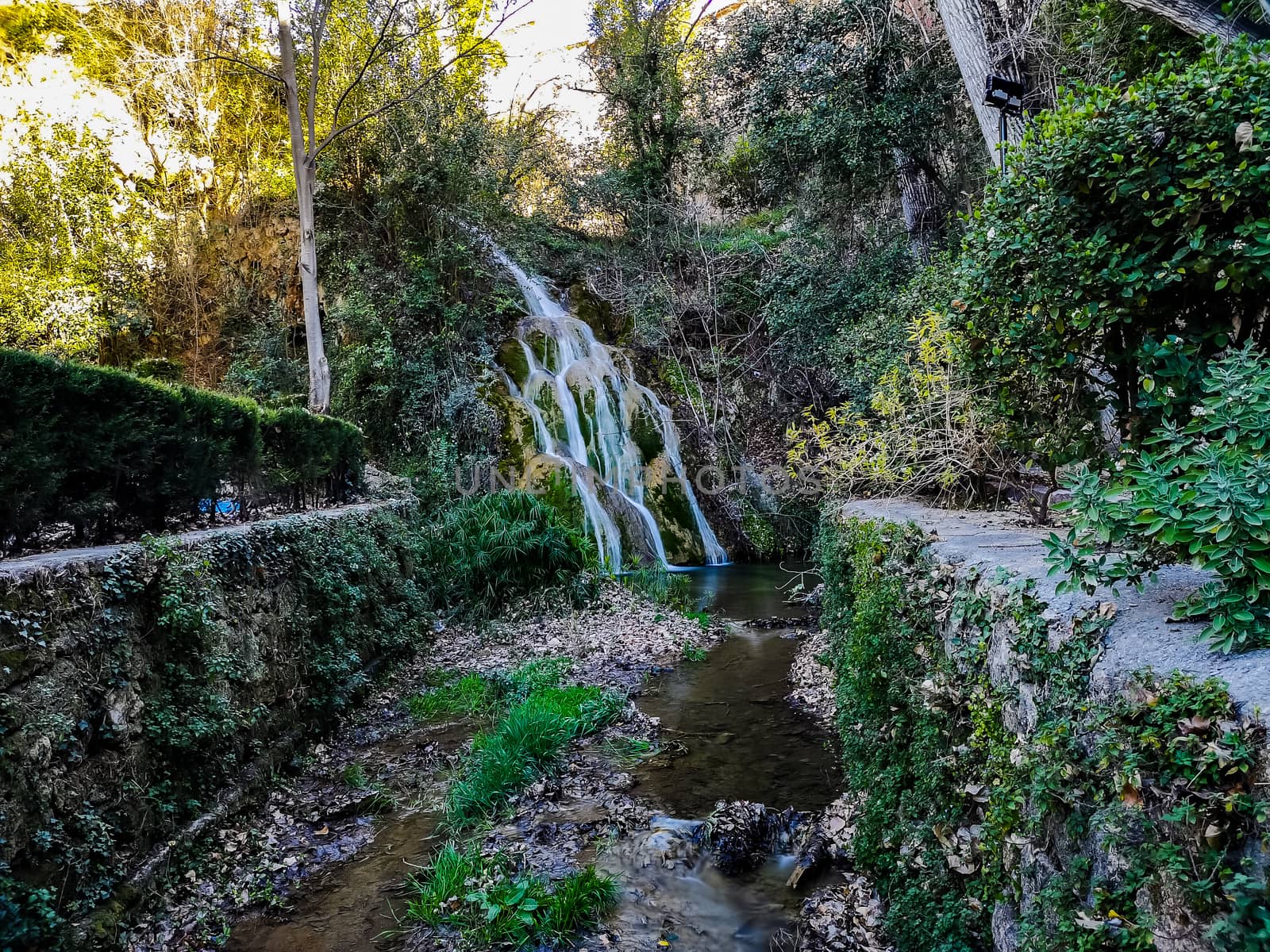 View of the main waterfall of La Floresta by Barriolo82